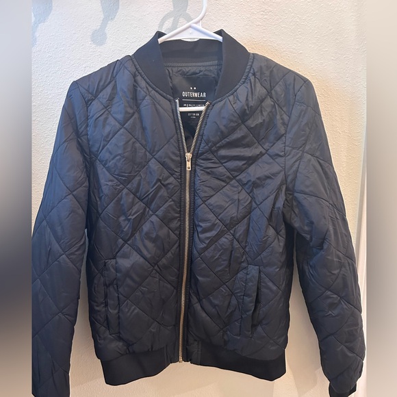 Cotton-on black bomber jacket - Picture 1 of 3